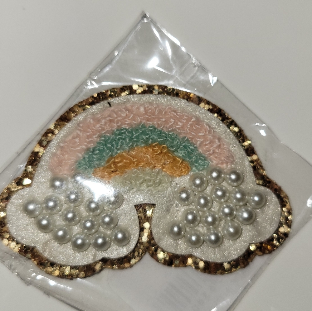 STONEY CLOVER LANE STICKER PATCH SKETCHED GLITTER PEARL Rainbow  🌈 NEW